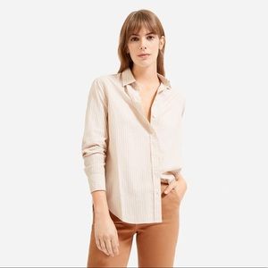 Everlane silky cotton relaxed shirt
